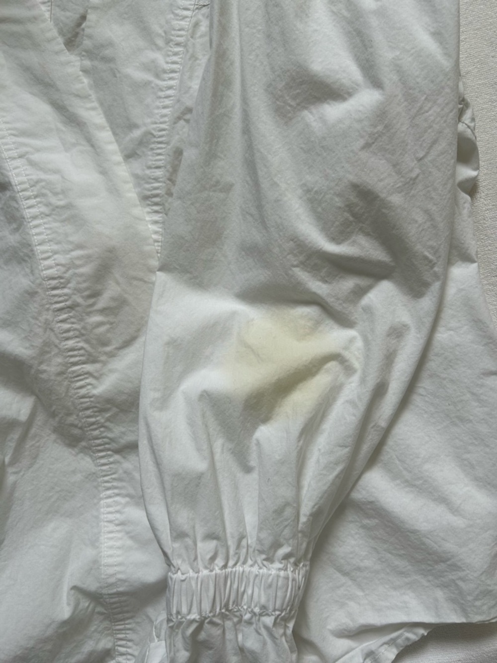 A.L.C. Oversized White Button-Down V-Neck, US0 - Picture 6 of 6